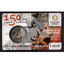 2014 - 2 Euro BELGIO 150 Ann. Croce Rossa Belga 